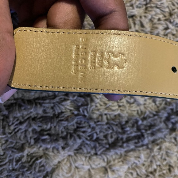 Olive Green Buscemi Belt with Extra Locks 105/42 - Picture 4 of 6